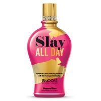 Snooki SLAY ALL DAY Dark Bronzer Tanning Bed lotion - 12.0 oz.