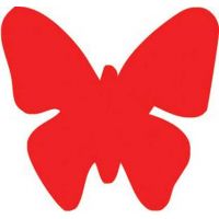 Red Butterfly Tanning Stickers 1000 ct. roll