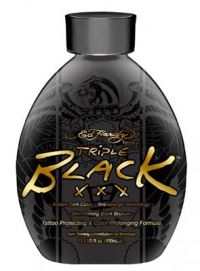 Ed Hardy Tripple Black XXX bronzer -13.5 oz.