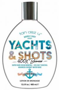 Tan Asz U YACHTS & SHOTS 400 X Bronzer  - 13.5 oz.