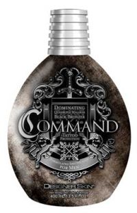 Designer Skin COMMAND Men's Black Bronzer Lotion - 13.5 oz.