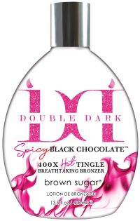 Brown Sugar DOUBLE DARK BLACK CHOCOLATE RASPBERRY CREAM 400X Bronzer-13.5 oz