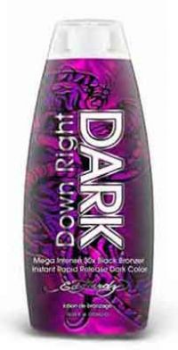 Ed Hardy DOWN RIGHT DARK Intense 30 X black Bronzer -10 oz.