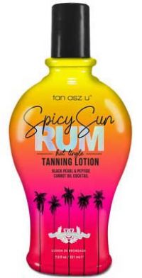 Tan Asz U SPICY SUN RUM Hot Tingle 7.5 oz.