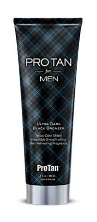 Pro Tan for MEN ULTRA DARK BLACK Tanning Bronzer - 9.0 oz.____(MEN ULTRA DARK BLACK)