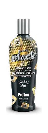 Pro Tan INSTANTLY BLACK 50 XX DHA Bronzer Tan Lotion - 8.5 oz.